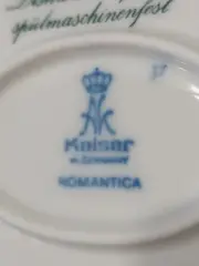 Vorschaubild 2 von KAISER Servierplatte Romantica Weiß Klassisch Teller Marseille