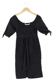 Vorschaubild 1 von Cocktailkleid Damen Gr. 36/S Schwarz Elegant Baumwolle