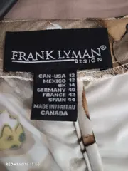 Vorschaubild 4 von Damen Leichte Jacke Gr. 40 Mehrfarbig Kettenmuster Elegant Cropped