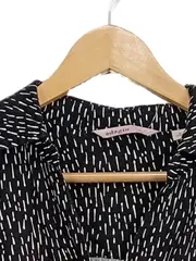 Vorschaubild 3 von Damen Hemdbluse Langarm Schwarz Muster Viskose Gr. 40