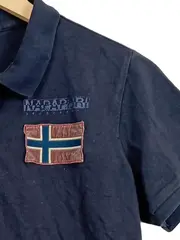Vorschaubild 2 von Kinder Poloshirt Gr. 164 Blau Casual Kurzarm