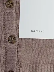 Vorschaubild 3 von Baby Strickjacke Gr. 50 Beige Cardigan Neugeborene