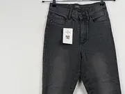 Vorschaubild 3 von Damen Jeans Regular Fit Gr. 30 Schwarz Casual