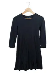 Vorschaubild 1 von Damen Freizeitkleid Schwarz Gr. 34/XS Klassisch Elegant Viskose