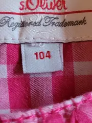 Vorschaubild 5 von Sommerkleid Mädchen Gr. 104 Pink Kariert Charmant Baumwolle