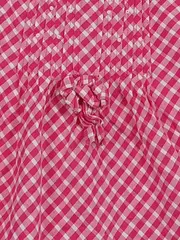 Vorschaubild 2 von Sommerkleid Mädchen Gr. 104 Pink Kariert Charmant Baumwolle