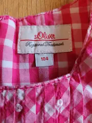 Vorschaubild 4 von Sommerkleid Mädchen Gr. 104 Pink Kariert Charmant Baumwolle