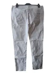 Vorschaubild 2 von Woman by Damen Stoffhose Weiß Gr. 46/XL Strass-Details