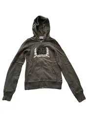 Vorschaubild 1 von Damen Sweatjacke Kapuzenjacke Grau Gr. 36/S Casual