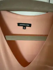 Vorschaubild 6 von Damen Freizeitkleid Rosa Gr. 36 Langarm V-Ausschnitt Stufenrock