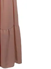 Vorschaubild 4 von Damen Freizeitkleid Rosa Gr. 36 Langarm V-Ausschnitt Stufenrock