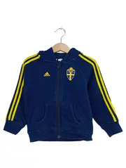 Vorschaubild 1 von Trainingsjacke Schweden SvFF Kinder Gr. 92 Blau Gelb Kapuze