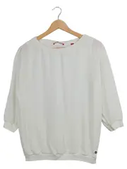 Vorschaubild 1 von Damen Pullover Gr. 36/S Weiß Casual 3/4-Arm