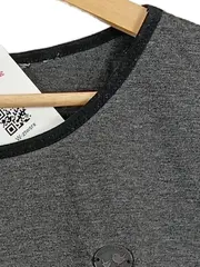 Vorschaubild 2 von Damen T-Shirt Grau Casual Gr. 40/L