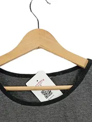 Vorschaubild 3 von Damen T-Shirt Grau Casual Gr. 40/L