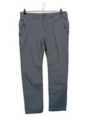 Vorschaubild 1 von Herren Chino Stoffhose Grau W36/L32 Casual Baumwolle