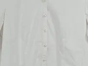 Vorschaubild 4 von Damen Hemdbluse Langarm Uni Weiß Gr. 50 Business Baumwolle