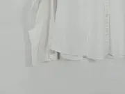 Vorschaubild 5 von Damen Hemdbluse Langarm Uni Weiß Gr. 50 Business Baumwolle