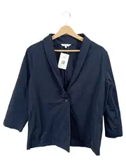 Vorschaubild 1 von Damen Blazer Navy Blau Gr. XL 3/4-Arm Casual Einknopf