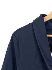 Vorschaubild 4 von Damen Blazer Navy Blau Gr. XL 3/4-Arm Casual Einknopf