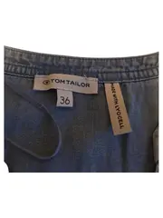 Vorschaubild 3 von Damen Bluse Gr. 36/S Blau Lyocell Jeansoptik Casual