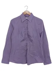 Vorschaubild 1 von Damen Hemdbluse Lila Gestreift Gr. 36/S Baumwolle Klassisch