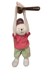 Vorschaubild 1 von Plüschtier Hase Kuscheltier Rosa Grün 30 cm Stofftier