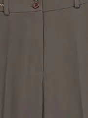 Vorschaubild 2 von Damen Anzughose Business Hose Gr. 36 Braun Elegant Polyester