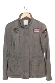 Vorschaubild 1 von Damen Leichte Jacke Gr. 34/XS Grün Casual Military Urban