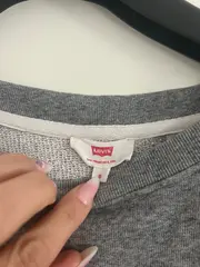 Vorschaubild 4 von Damen Sweatshirt Grau Gr. 36/S Casual Sportlich Logo-Print