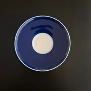 Vorschaubild 3 von Untertasse Unterteller Kobaltblau Weiß Porzellan 14 cm