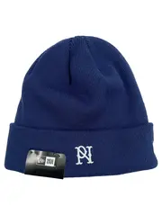 Vorschaubild 1 von Mütze Beanie Herren Damen Blau Casual Logo Stickerei Winter