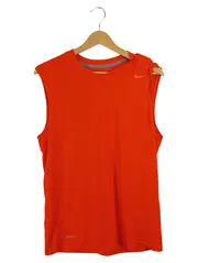 Vorschaubild 1 von Dri-Fit Sport Shirt Herren Gr. S Orange Ärmellos Tank Top