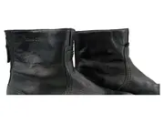 Vorschaubild 4 von Damen Stiefelette Schwarz Leder Plateau Gr. 39 Ankle Boots