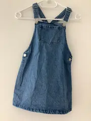 Vorschaubild 2 von Mädchen Jeans Latzkleid Gr. 122 Blau Casual Kinderkleid