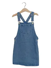 Vorschaubild 1 von Mädchen Jeans Latzkleid Gr. 122 Blau Casual Kinderkleid