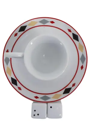 DEPOT Tasse und Unterteller