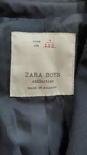 Vorschaubild 4 von Boys Kinder Sakko Blau Gr. 122 Klassisch Festlich Anzugjacke