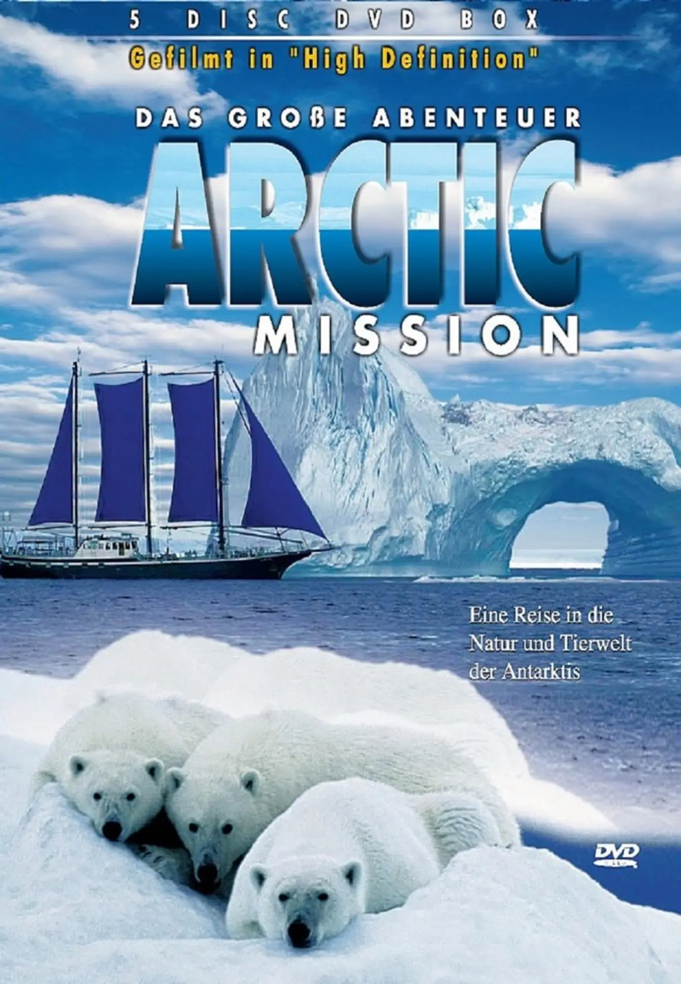 Arctic Mission DVD Natur Tier Doku Antarktis Tierwelt Abenteuer Deutsch