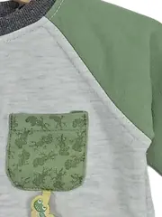 Vorschaubild 2 von Kinder Langarmshirt Gr. 74 Mehrfarbig Frosch Casual Baumwolle