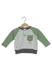 Vorschaubild 1 von Kinder Langarmshirt Gr. 74 Mehrfarbig Frosch Casual Baumwolle