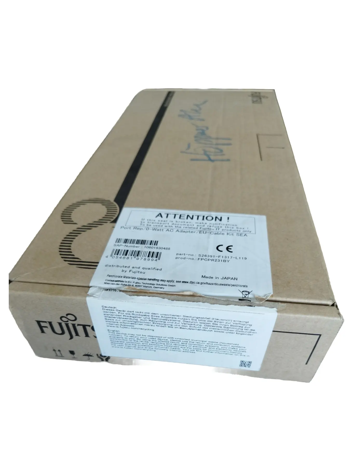 FUJITSU Computer Netzteil S26391-F1317-L119 AC Adapter EU Kabel Kit