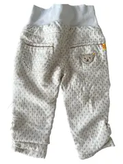 Vorschaubild 3 von Jogginghose Gr. 80 Beige Punkte Komfortabel Rippstrick Applikationen