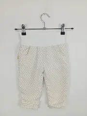 Vorschaubild 2 von Jogginghose Gr. 80 Beige Punkte Komfortabel Rippstrick Applikationen