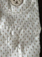 Vorschaubild 5 von Jogginghose Gr. 80 Beige Punkte Komfortabel Rippstrick Applikationen