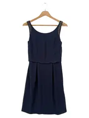 Vorschaubild 1 von Freizeitkleid Damen 32/XXS Blau Elegant Nieten Ärmellos