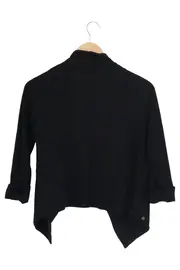 Vorschaubild 2 von Damen Blazer Gr. 34/XS Schwarz Elegant Klassisch Baumwolle