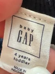 Vorschaubild 5 von Kinder Strickjacke Gr. 105/110 Blau Basic Lochmuster Baumwolle