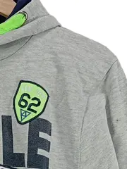 Vorschaubild 3 von Kapuzenpullover Hoodie Kinder Gr. 158 Grau Baumwolle Schriftzug Freizeit