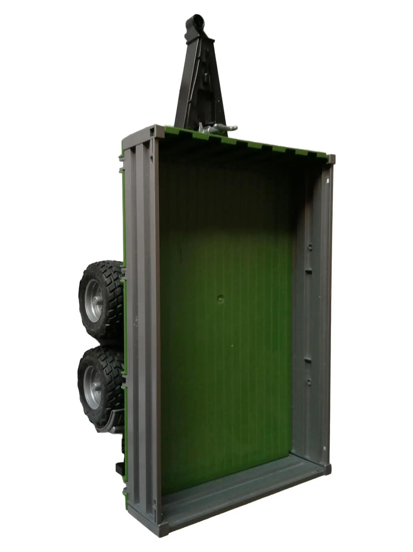 BRUDER Anhänger Nachziehspielzeug Grün Kunststoff 33cm LKW Traktor Zubehör